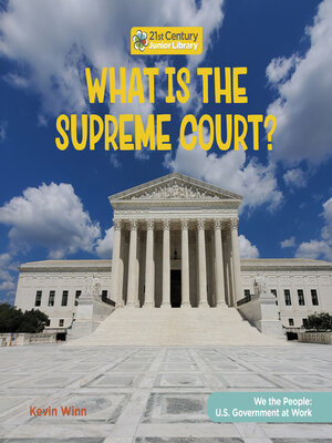 cover image of What is the Supreme Court?